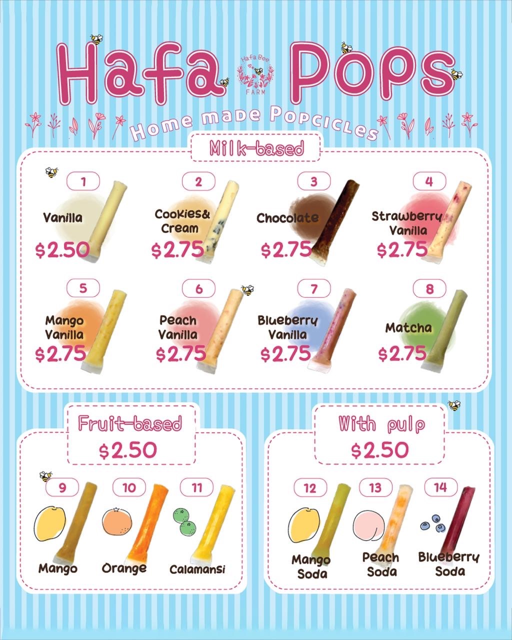 Hafa Pops! (Popsicles)
