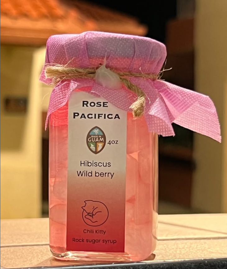 Rose Pacifica - Hibiscus Wild Berry Rock Sugar Syrup (4oz)