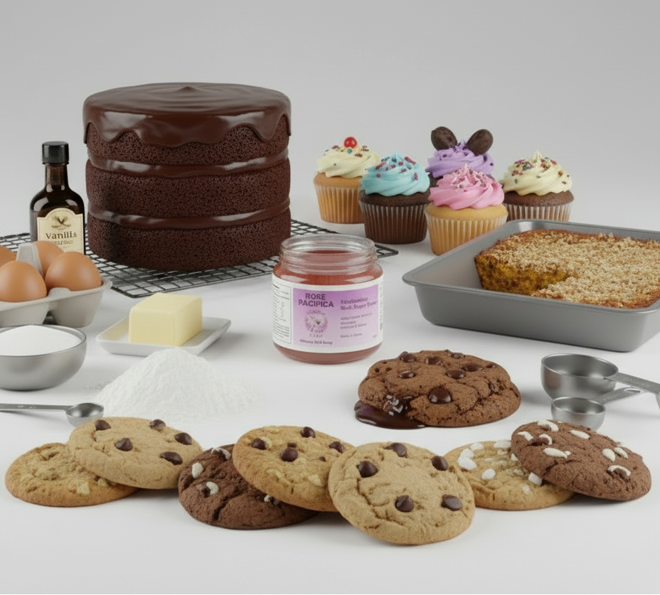 Rose Pacifica - Hibiscus Wild Berry Rock Sugar Syrup (4oz)