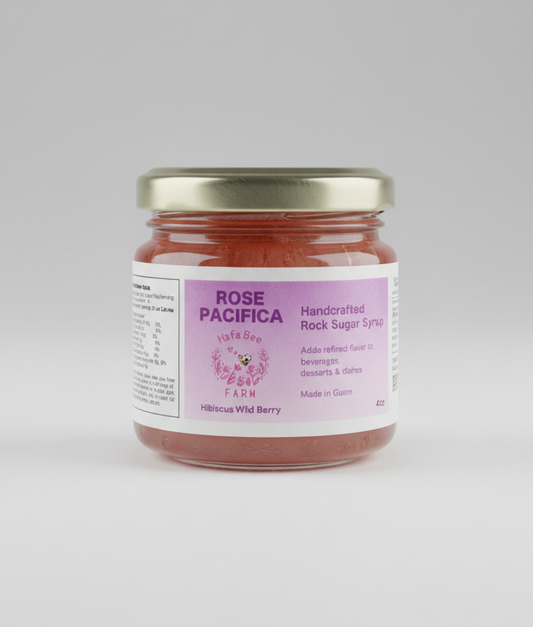 Rose Pacifica - Hibiscus Wild Berry Rock Sugar Syrup (4oz)