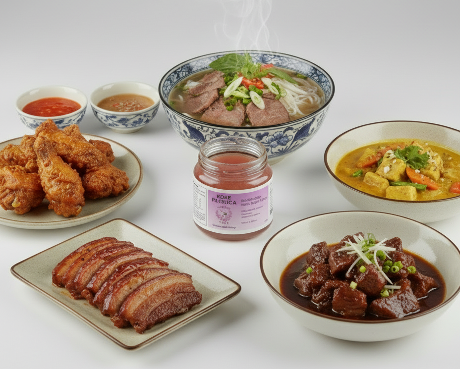 Rose Pacifica - Hibiscus Wild Berry Rock Sugar Syrup (4oz)